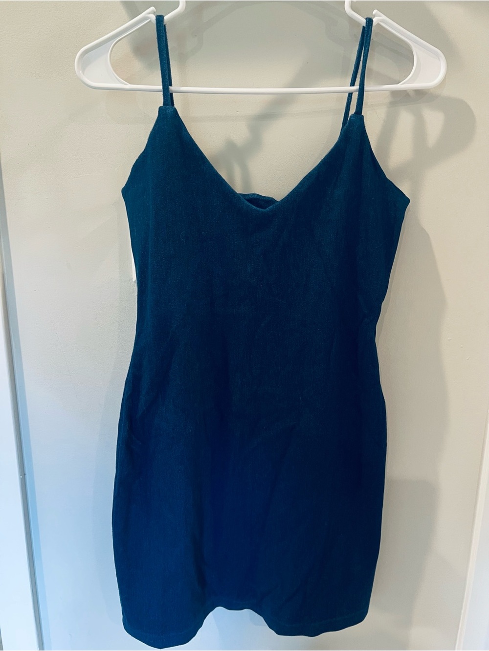 Susana Monaco Dark Denim Blue Stretch Mini Dress Size Medium
